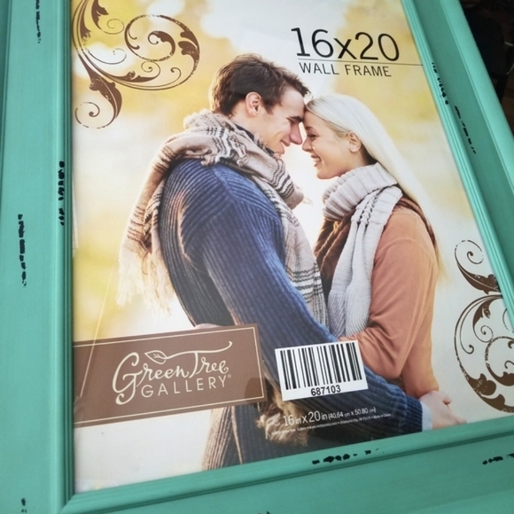 ❗Large Tiffany Blue Rustic Wall Picture Frame❗ - Picture 1 of 5